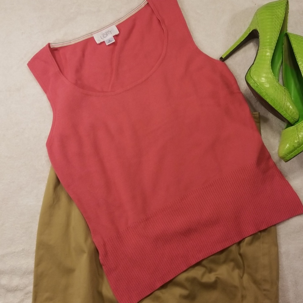 Loft pink sweater